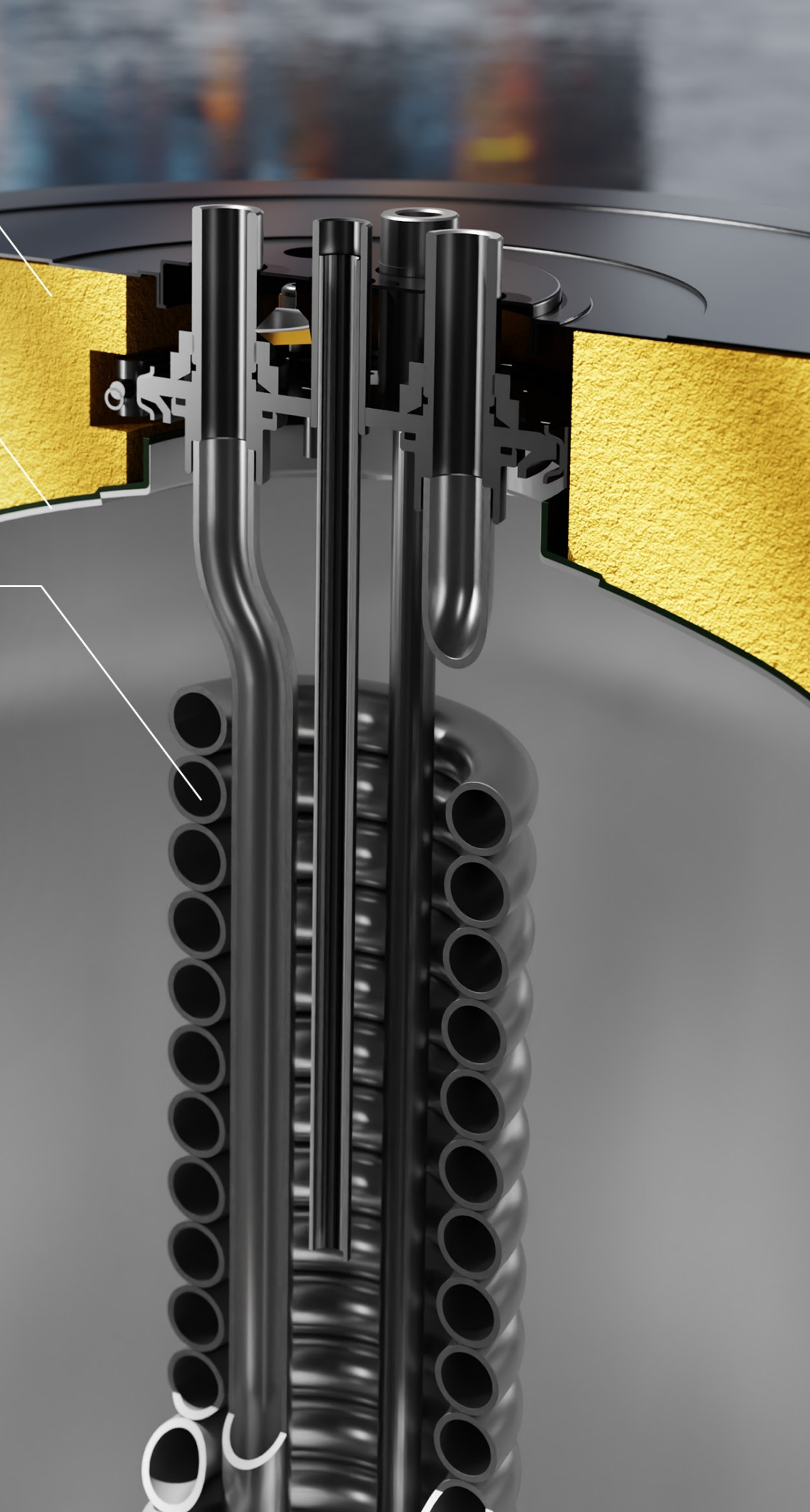Teplo Therm 200 Spirála – detail spirály a izolace